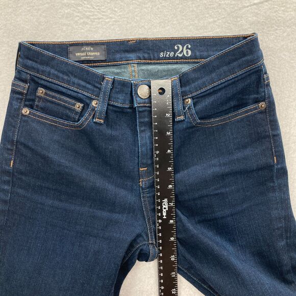 J. Crew Blue Straight Leg Jeans Classic Style - Picture 7 of 10
